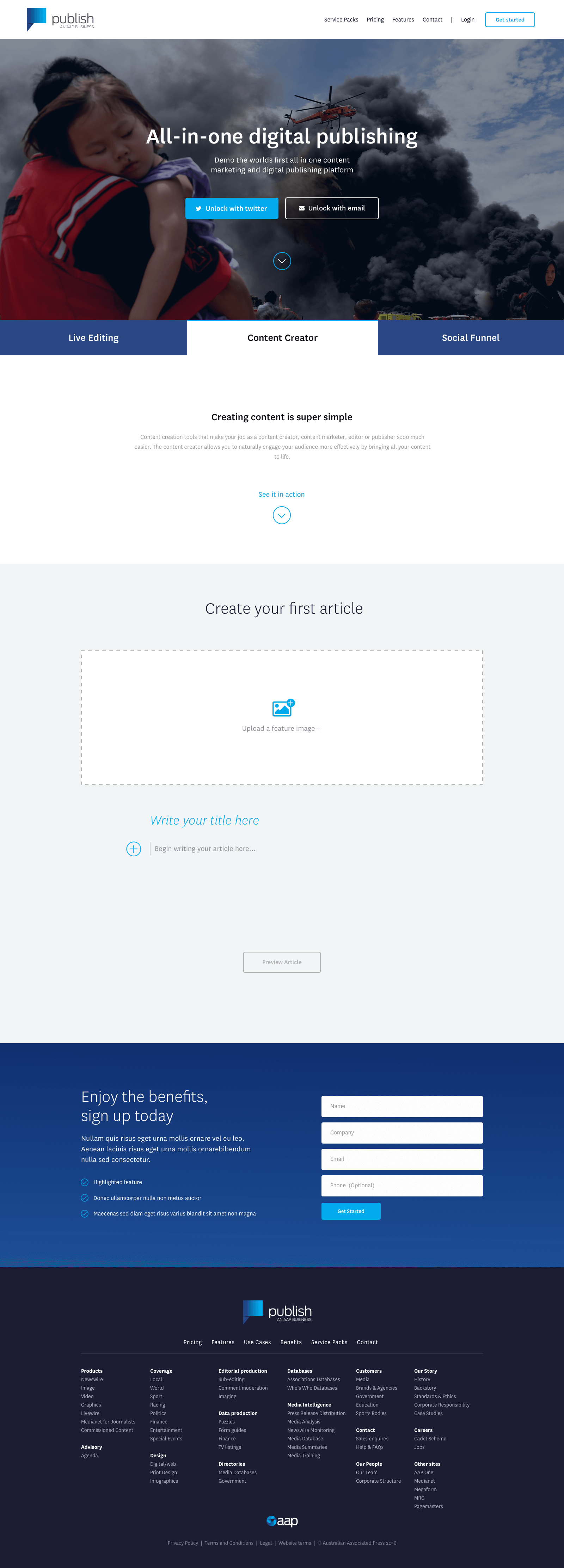 Aap Web Content Creator